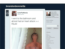 Tablet Screenshot of brandonbonnette.tumblr.com