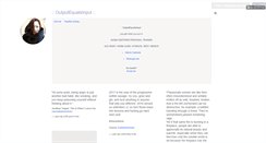 Desktop Screenshot of outputequalsinput.tumblr.com