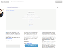 Tablet Screenshot of outputequalsinput.tumblr.com