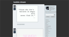 Desktop Screenshot of bubbledream.tumblr.com