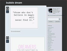 Tablet Screenshot of bubbledream.tumblr.com