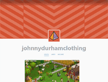 Tablet Screenshot of johnnydurhamclothing.tumblr.com