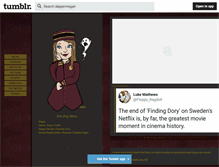 Tablet Screenshot of dappermegan.tumblr.com