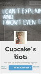 Mobile Screenshot of cupcakesriots.tumblr.com