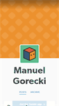 Mobile Screenshot of manuelgorecki.tumblr.com