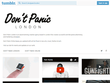 Tablet Screenshot of dontpaniclondon.tumblr.com