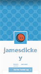 Mobile Screenshot of jamesdickey.tumblr.com