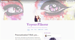 Desktop Screenshot of iamavoyeur.tumblr.com