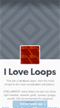 Mobile Screenshot of iloveloops.tumblr.com