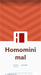 Mobile Screenshot of homominimal.tumblr.com