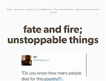 Tablet Screenshot of fateandfire.tumblr.com