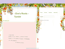 Tablet Screenshot of evesroots.tumblr.com