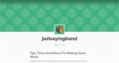 Desktop Screenshot of justsayingband.tumblr.com