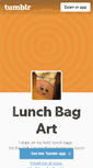Mobile Screenshot of lunchbagart.tumblr.com