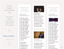 Tablet Screenshot of blackfemalephotographers.tumblr.com