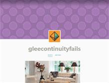 Tablet Screenshot of gleecontinuityfails.tumblr.com