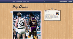 Desktop Screenshot of hoopdreams.tumblr.com
