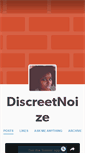 Mobile Screenshot of discreetnoize.tumblr.com