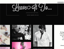 Tablet Screenshot of leaveitto.tumblr.com