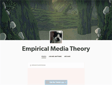 Tablet Screenshot of empiricalmediatheory.tumblr.com