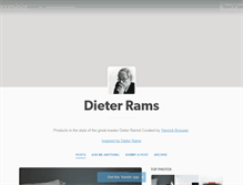 Tablet Screenshot of dieterrams.tumblr.com