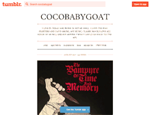 Tablet Screenshot of cocobabygoat.tumblr.com