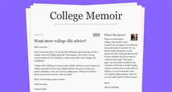 Desktop Screenshot of collegememoir.tumblr.com