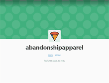 Tablet Screenshot of abandonshipapparel.tumblr.com