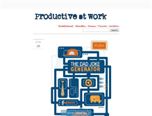 Tablet Screenshot of productiveatwork.tumblr.com