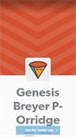 Mobile Screenshot of genesisbreyerporridge.tumblr.com