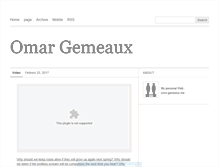 Tablet Screenshot of omar-gemeaux.tumblr.com