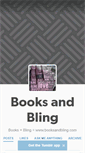 Mobile Screenshot of booksandbling.tumblr.com