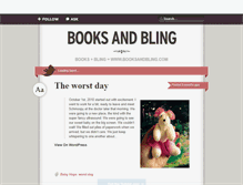 Tablet Screenshot of booksandbling.tumblr.com