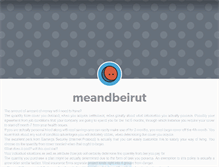Tablet Screenshot of meandbeirut.tumblr.com