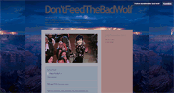 Desktop Screenshot of dontfeedthe-bad-wolf.tumblr.com