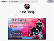 Tablet Screenshot of annieelainey.tumblr.com