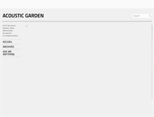 Tablet Screenshot of acoustic-garden.tumblr.com