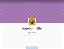 Tablet Screenshot of bandom-tfln.tumblr.com