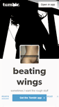 Mobile Screenshot of beatingwings.tumblr.com