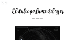 Desktop Screenshot of eldulceperfumedelayer.tumblr.com