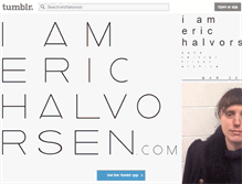 Tablet Screenshot of erichalvorsen.tumblr.com