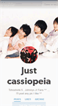 Mobile Screenshot of justcassiopeia.tumblr.com