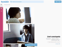 Tablet Screenshot of justcassiopeia.tumblr.com