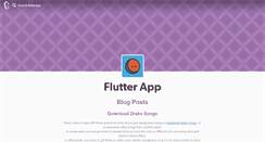 Desktop Screenshot of flutterapp.tumblr.com
