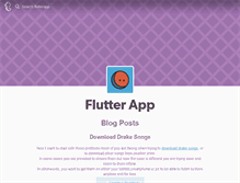 Tablet Screenshot of flutterapp.tumblr.com