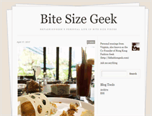 Tablet Screenshot of bitesizegeek.tumblr.com