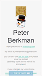 Mobile Screenshot of peterberkman.tumblr.com
