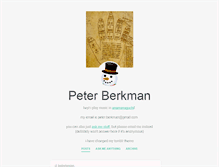 Tablet Screenshot of peterberkman.tumblr.com