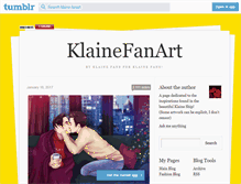 Tablet Screenshot of klaine-fanart.tumblr.com