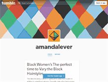 Tablet Screenshot of amandalever.tumblr.com